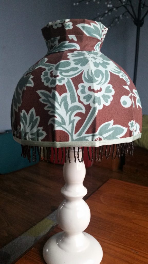 One of my handmade lampshades that I've listed on my new Etsy shop. Click on the picture to have a look!