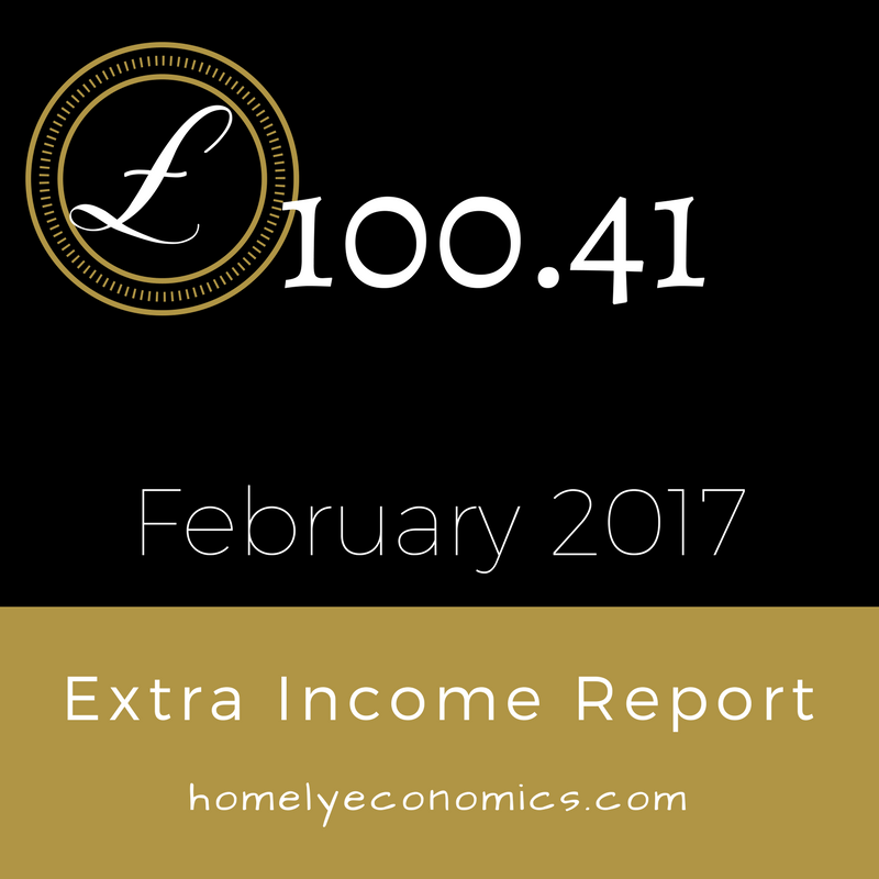 Our extra income report for February 2017 - click through to read what we did to earn some extra income!