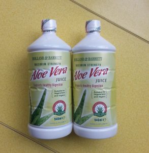 Aloe juice in the penny sale - one of my 5 frugal things.