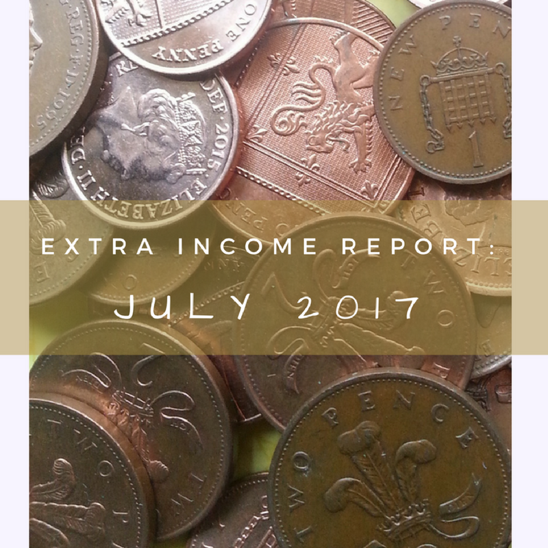 The Homely Economics Extra Income Report for July 2017.