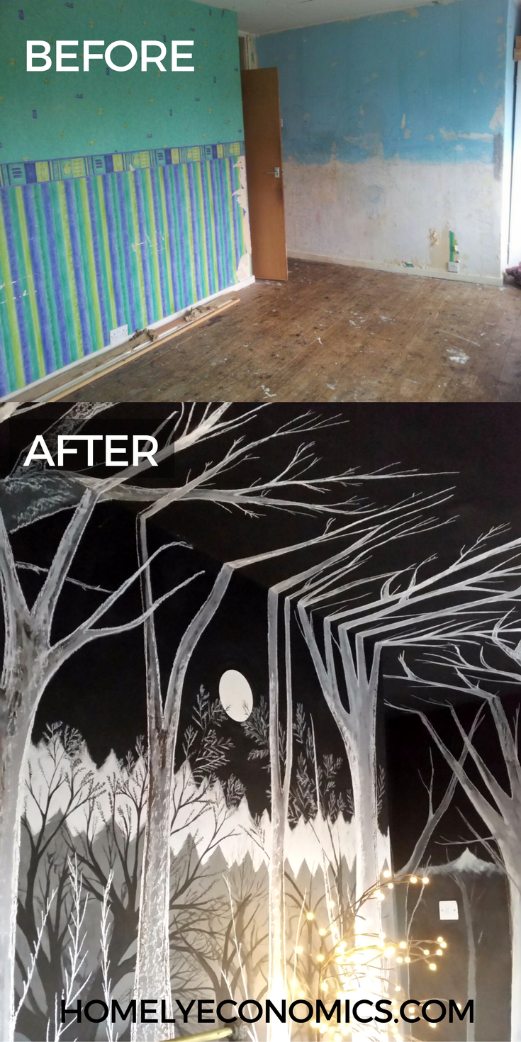 An extreme bedroom makeover, before and after!