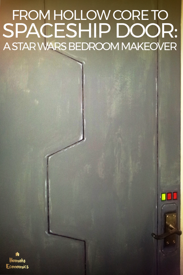 Hollow Core To Spaceship Door: A Star Wars Bedroom Makeover