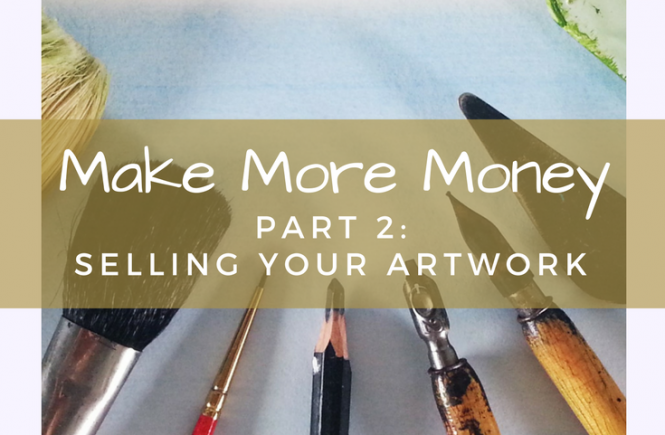 Make money by selling your artwork - read some quick tips on how and where to sell more.