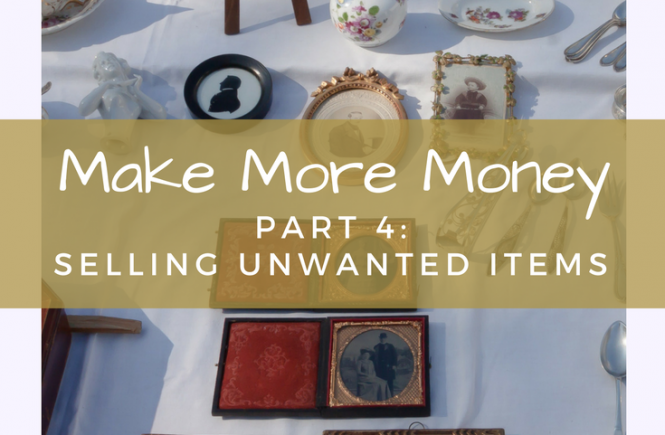 How can you make extra money by selling your unwanted items? Click on the picture to read my review of four different online selling platforms!