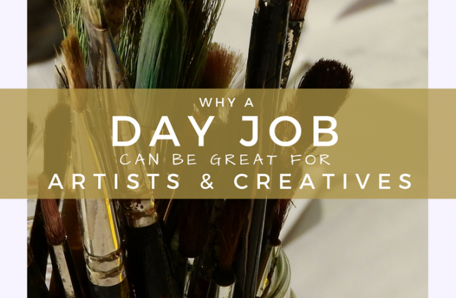 Keeping a day job can be a good move for artists, musicians and other creatives. Read the article to find out why having a day job alongside self employment can be a great idea.