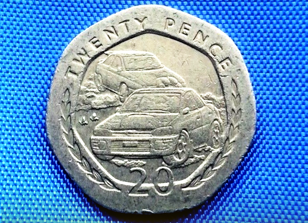 Isle of Man TT Rally 20p. Text reads: can you make money by selling coins?