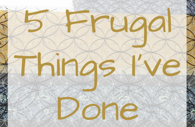 Half term can be expensive - here are 5 frugal things we've done to make this past week more affordable! Click on the picture to read more about my 5 frugal things on homelyeconomics.com