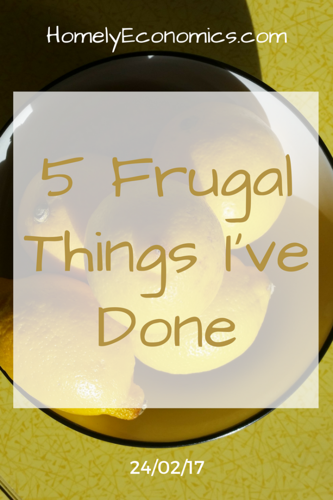 Click on the picture to read about the frugal things my family and I have been up to this week!