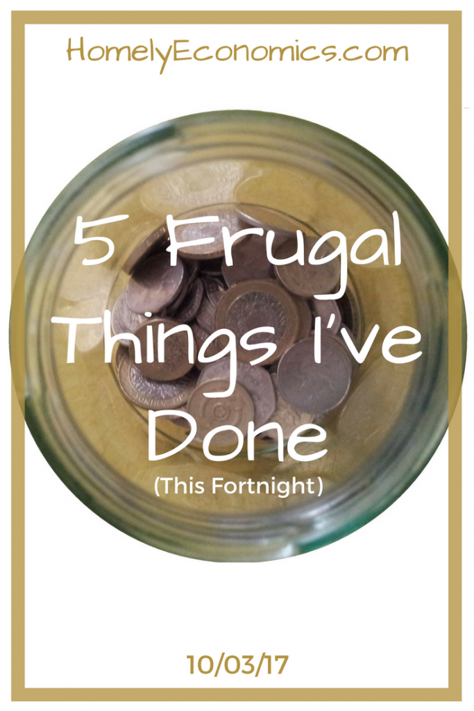Click on the picture to read about my budget-conscious activities for the last two weeks - our frugal fortnight!