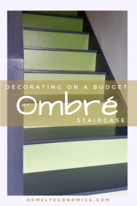 Click on the picture to read about how I created my colour gradient stairs.