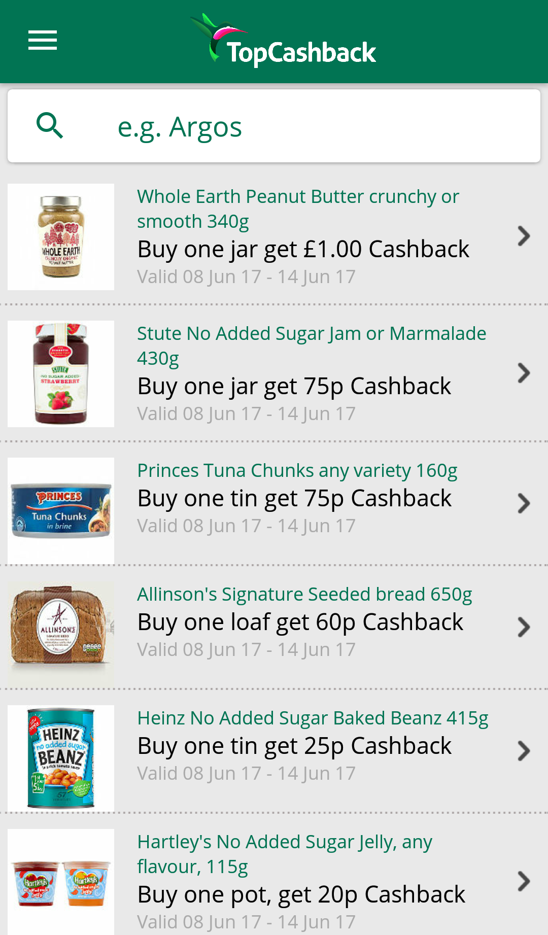 Top Cashback supermarket cashback reviewed by Homely Economics | UK cashback apps review