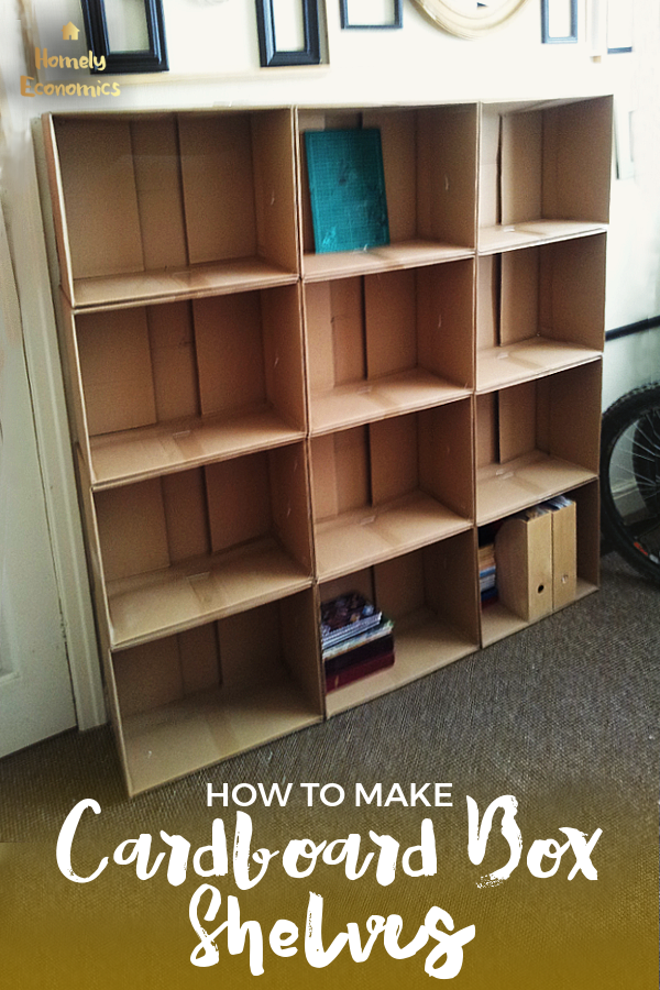 Simple DIY Box Shelves 