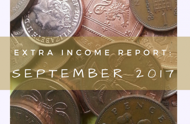 Extra Income Report: September 2017. See what we've done to earn some extra income in September!