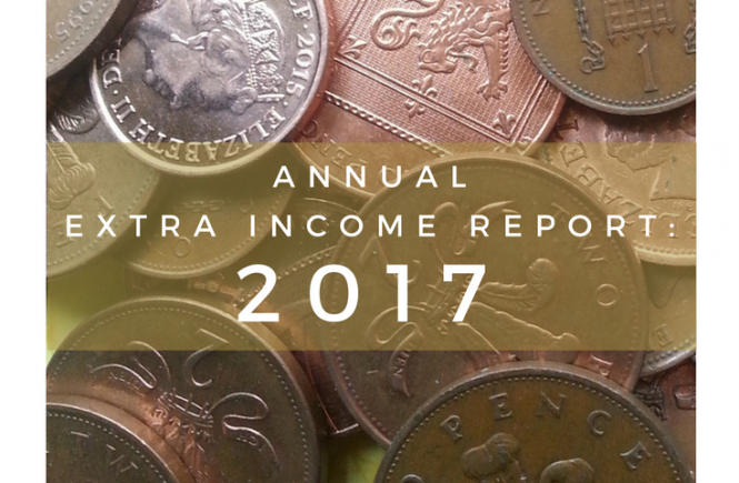 My annual extra income report for 2017 shows all of the income streams we set up besides our jobs - here's what works for us!