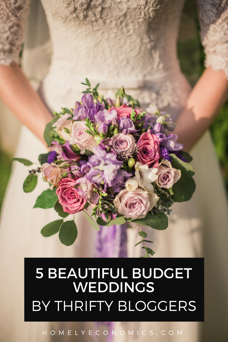 5 Beautiful Budget Weddings By Thrifty Bloggers • Homely Economics