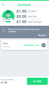 Green Jinn cashback app