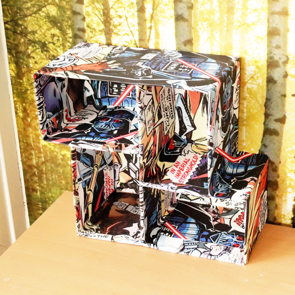 How To Make Cardboard Box Shelves • Homely Economics