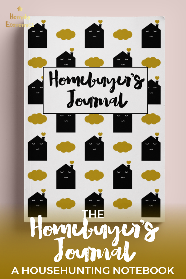The Homebuyer's Journal house hunting notebook